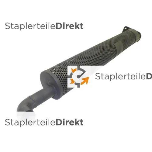 Auspuffrohr / Schalldämpfer für Jungheinrich-Steinbock - Länge 777 mm