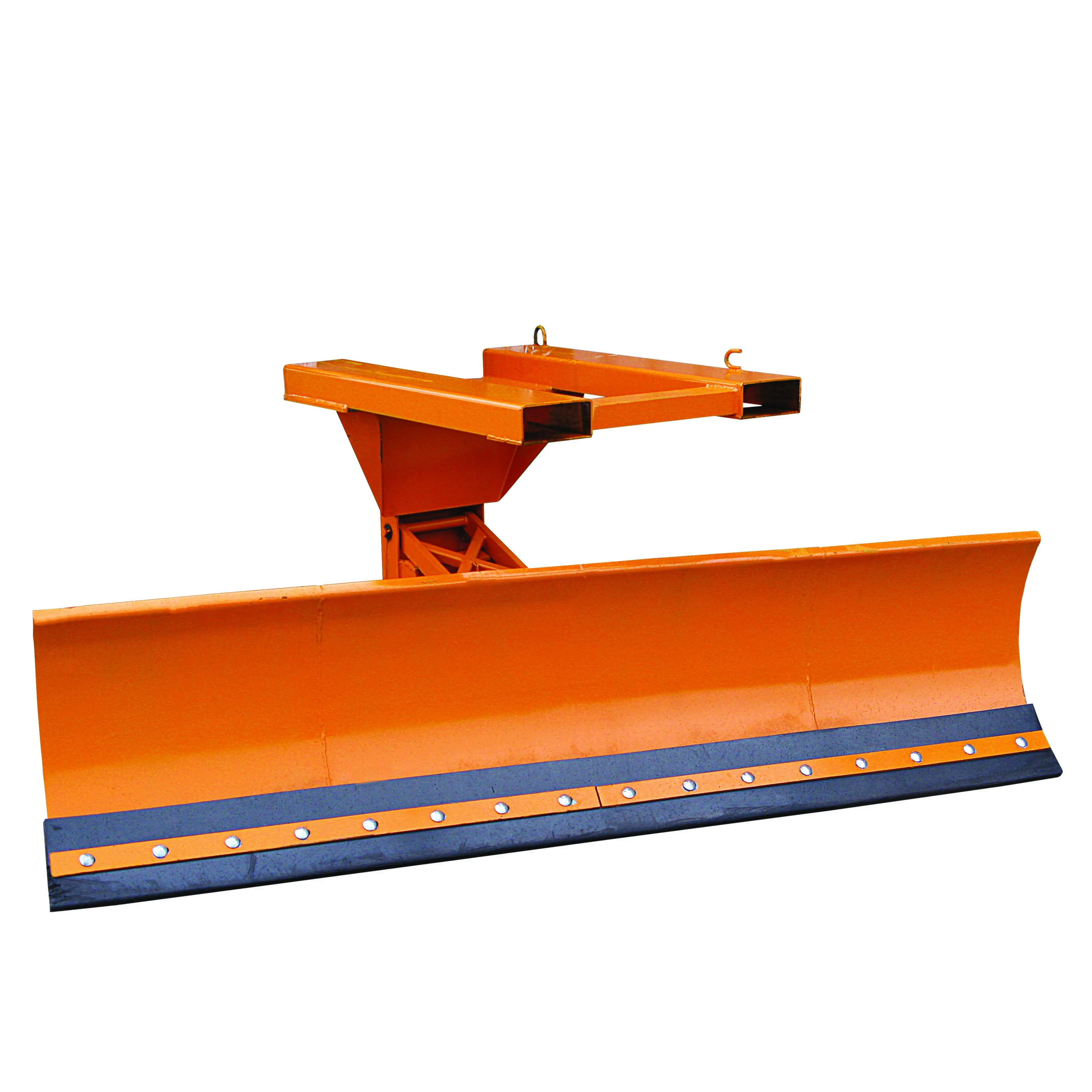 Schneepflug mit Niveauausgleich, Einfahrtasche oben Schildbreite 1500 mm reinorange, fks