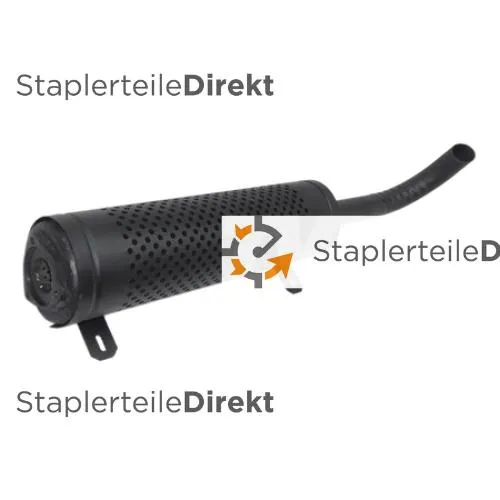 Auspuffrohr / Schalldämpfer für Balkancar - Länge 500 mm