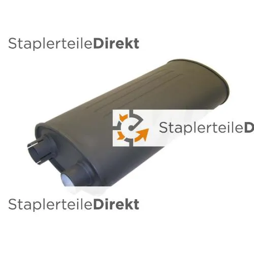 Auspuffrohr / Schalldämpfer für Clark-Samsung - Länge 510 mm