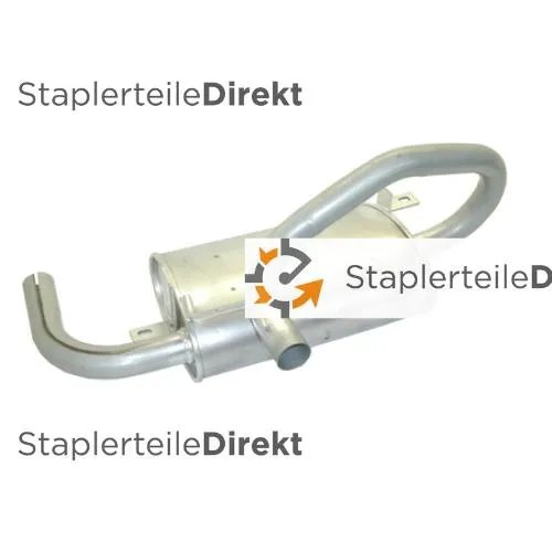 Auspuffrohr / Schalldämpfer für Coventry  Climax - Länge 373 mm