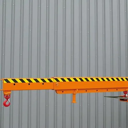 Kranarm teleskopierbar, 2500 kg,  reinorange