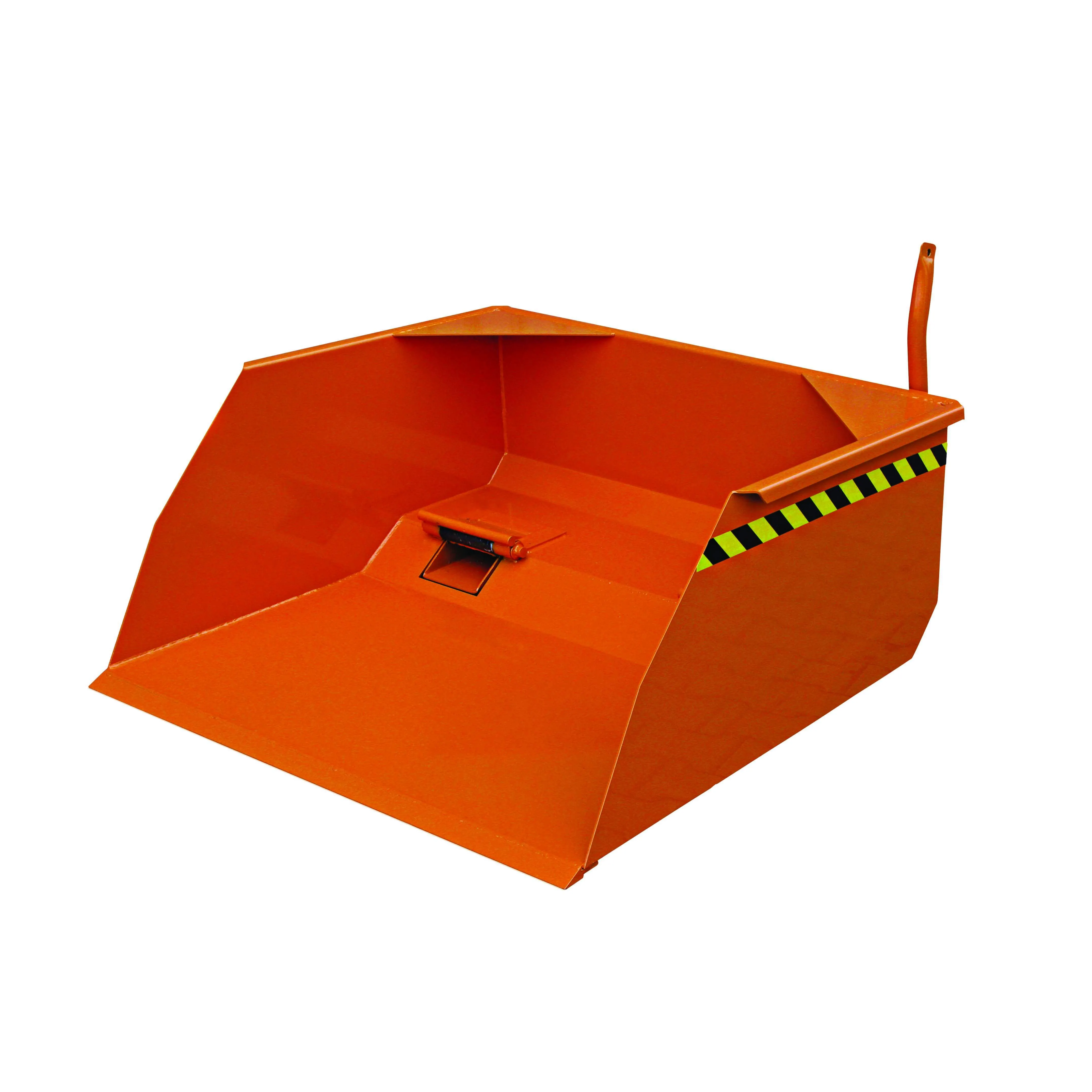 Schaufel mit Staplergabel-Durchschub, 1500 kg, 300 Liter reinorange