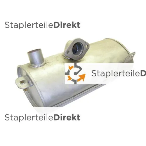 Auspuffrohr / Schalldämpfer für Hyster - Länge 455 mm