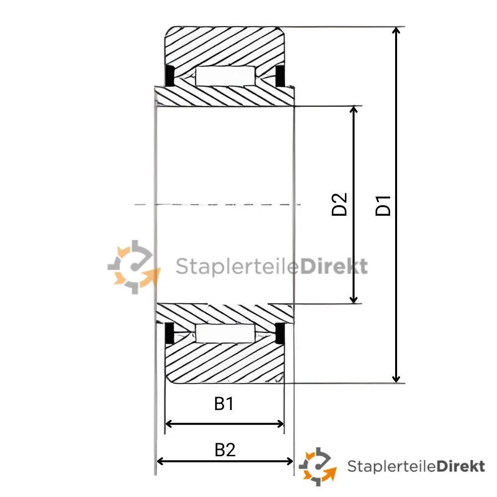 Mastrolle für Jungheinrich ECE 20 AC (26602940)
