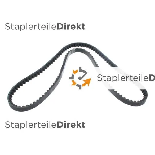 Keilriemen Breite 16,8 mm Innenlänge 1500 mm gezahnte offene Seite