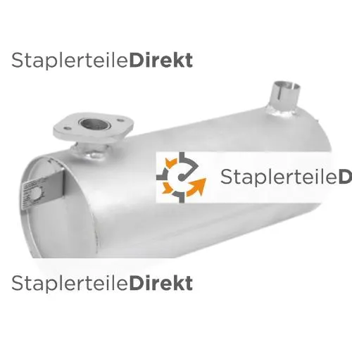 Auspuffrohr / Schalldämpfer für Hyster - Länge 380 mm