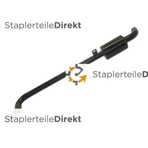 Auspuffrohr / Schalldämpfer für Jungheinrich-Steinbock - Länge 160 mm