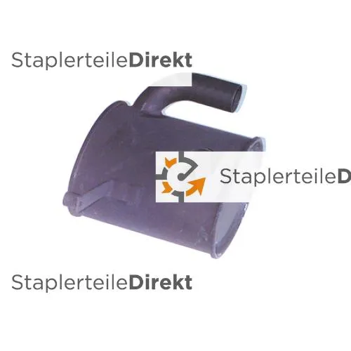 Auspuffrohr / Schalldämpfer für Clark-Samsung - Länge 250 mm