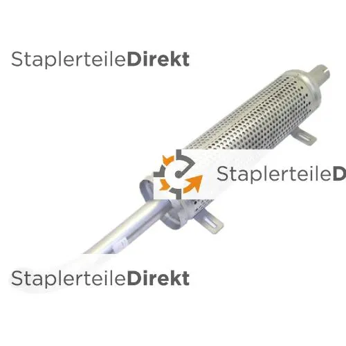Auspuffrohr / Schalldämpfer für Balkancar - Länge 545 mm