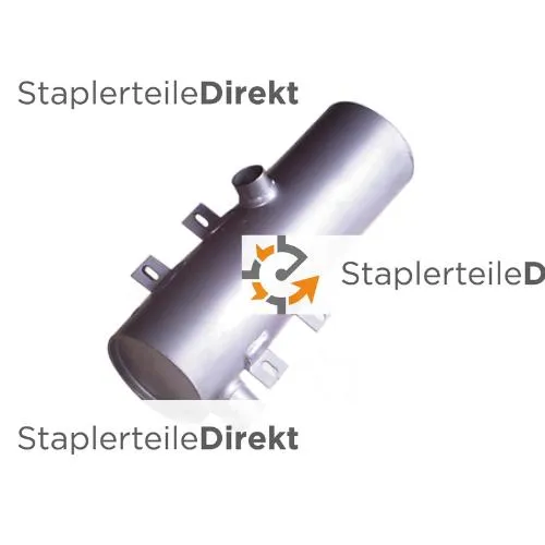 Auspuffrohr / Schalldämpfer für Hyster - Länge 370 mm