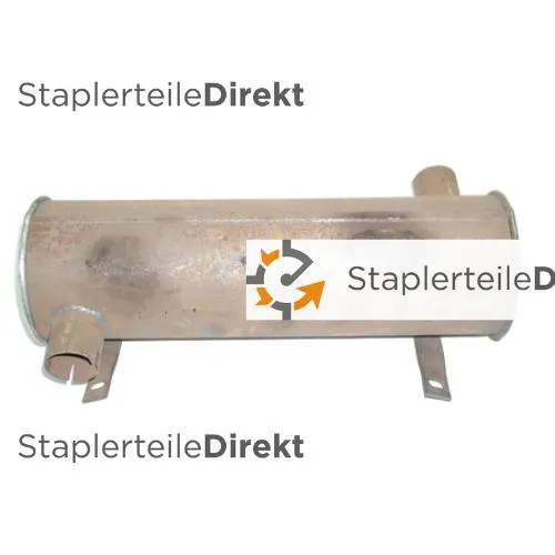 Auspuffrohr / Schalldämpfer für Clark-Samsung - Länge 415 mm