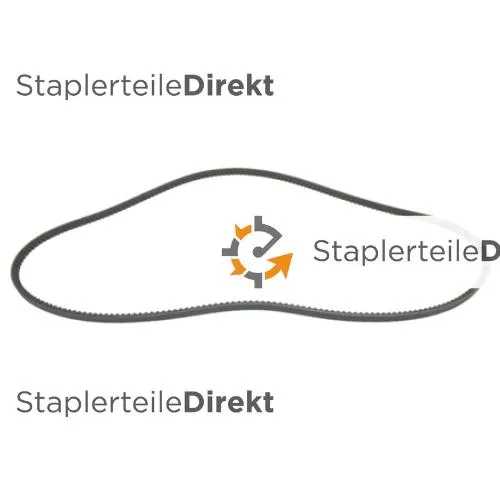Keilriemen Breite 10,6 mm Innenlänge 1390 mm gezahnte offene Seite