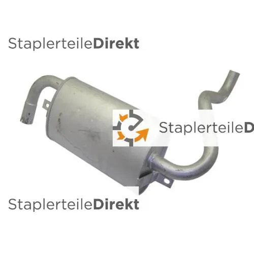 Auspuffrohr / Schalldämpfer für Heli - Länge 380 mm