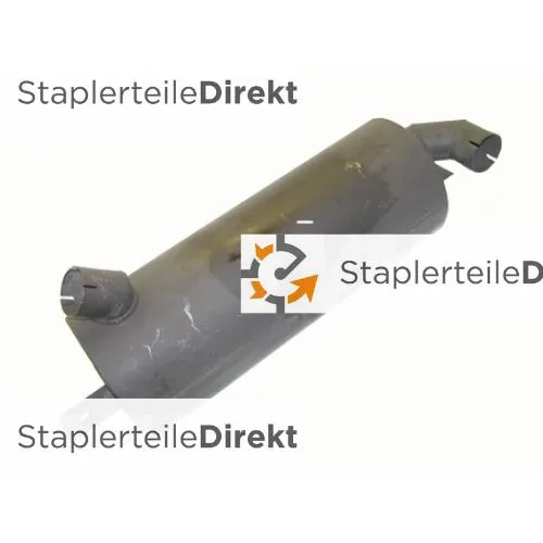 Auspuffrohr / Schalldämpfer für Clark-Samsung - Länge 600 mm