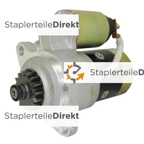Anlasser (Starter) für Moffett 12 V Länge 228 mm 15 Zähne