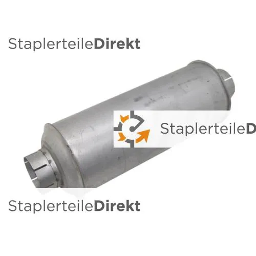 Auspuffrohr / Schalldämpfer für Clark-Samsung - Länge 390 mm