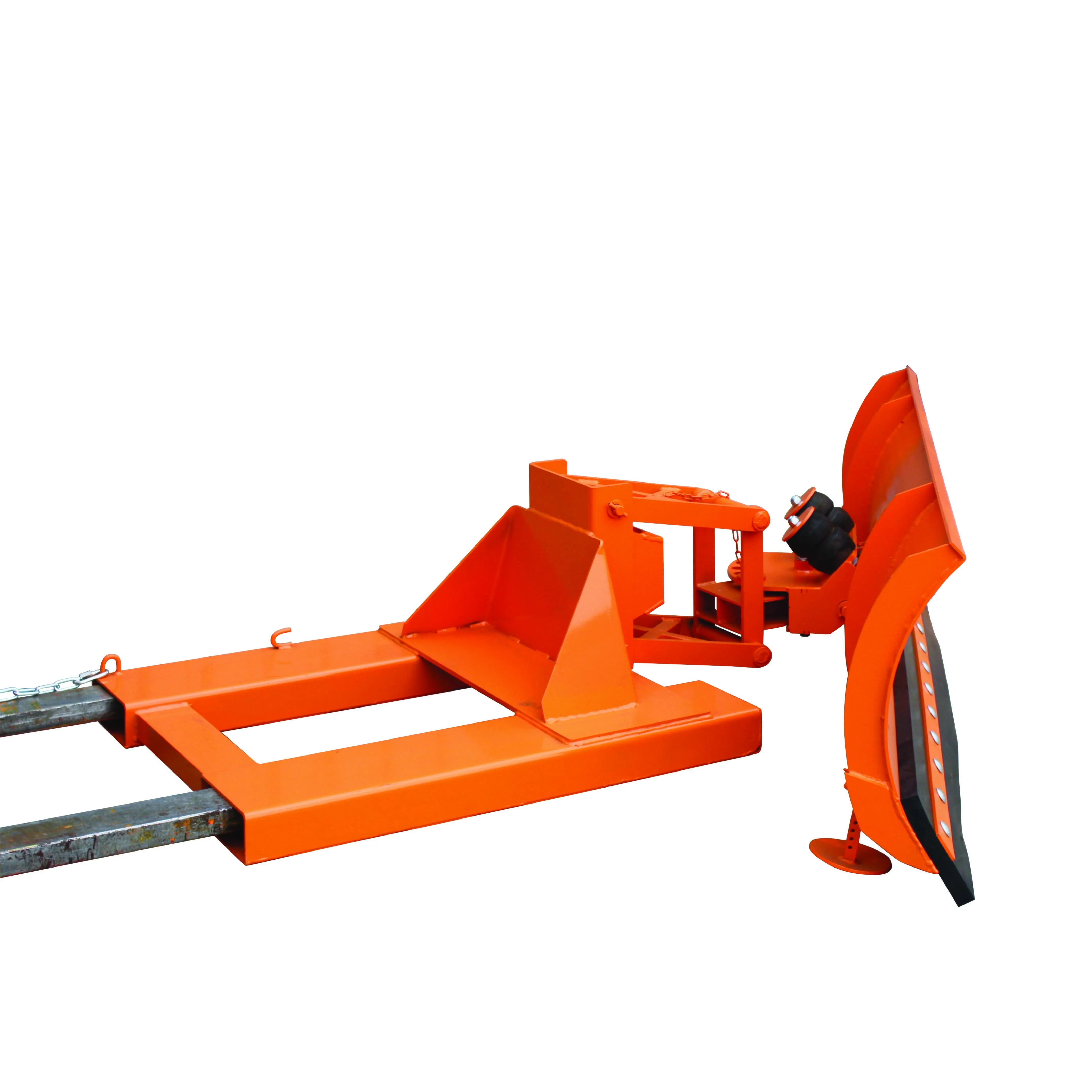 Schneepflug mit Niveauausgleich, Einfahrtasche unten Schildbreite 1500 mm reinorange, pur
