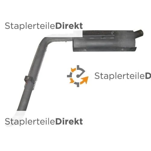 Auspuffrohr / Schalldämpfer für Genie - Länge 600 mm