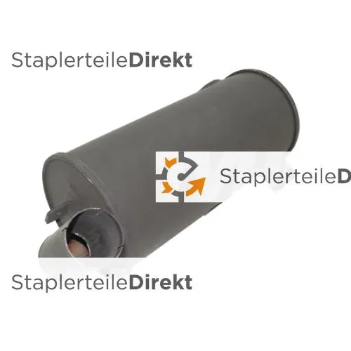 Auspuffrohr / Schalldämpfer für Clark-Samsung - Länge 545 mm
