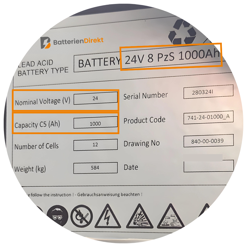 Finden Sie Ihre Batterie