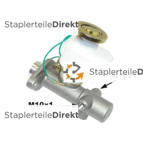 Hauptbremszylinder für Nissan Länge 146 mm ø Kolben 17,5 mm