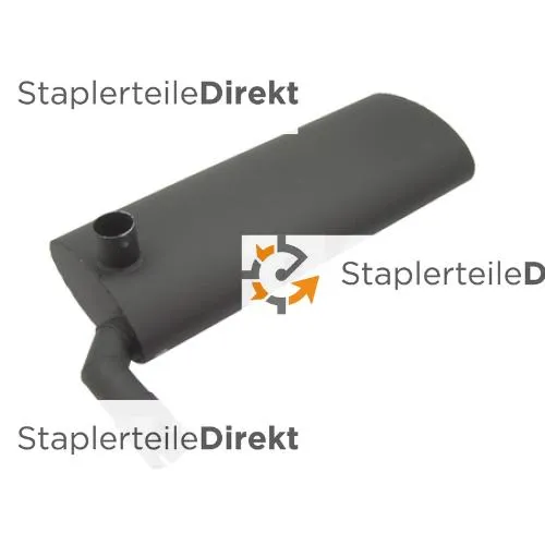 Auspuffrohr / Schalldämpfer für Hyundai - Länge 580 mm