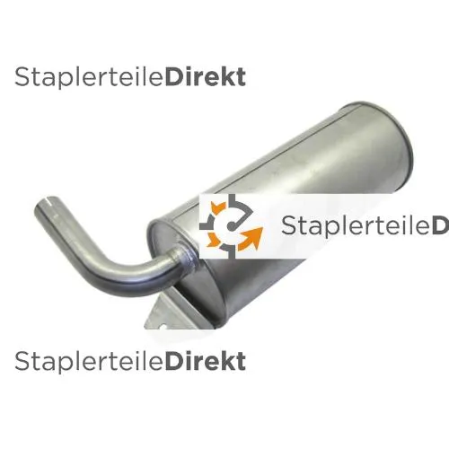 Auspuffrohr / Schalldämpfer für Jungheinrich-Steinbock - Länge 500 mm