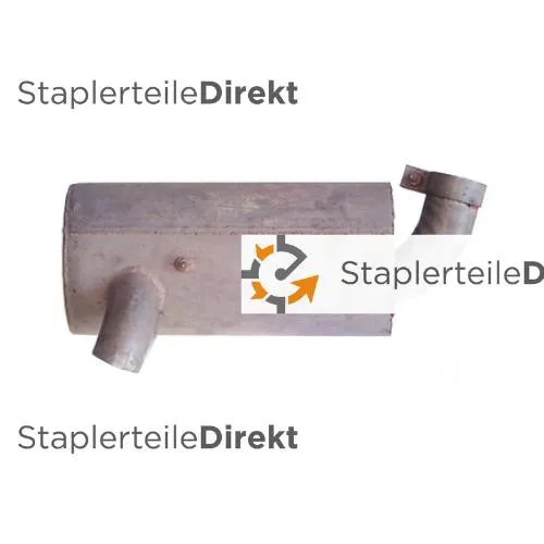 Auspuffrohr / Schalldämpfer für Clark-Samsung - Länge 330 mm