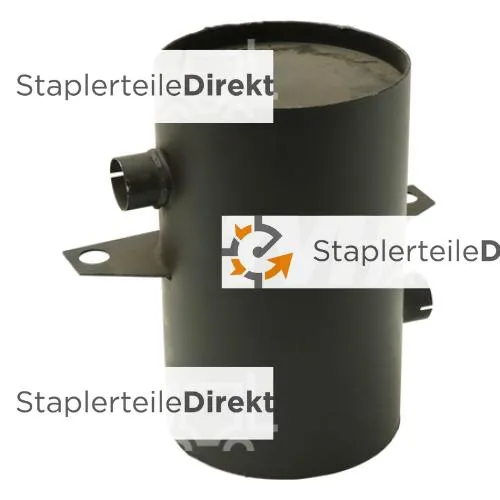 Auspuffrohr / Schalldämpfer für Hyster - Länge 412 mm