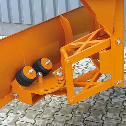 Schneepflug mit Niveauausgleich, Einfahrtasche unten Schildbreite 2100 mm anthrazitgrau, fks