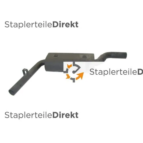 Auspuffrohr / Schalldämpfer für Genie - Länge 404 mm