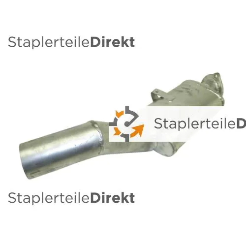 Auspuffrohr / Schalldämpfer für Jcb - Länge 268 mm