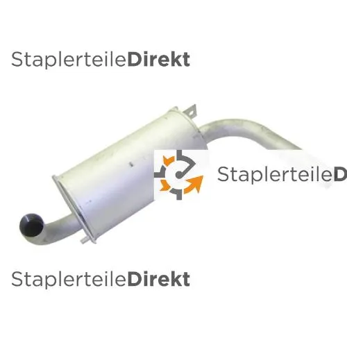 Auspuffrohr / Schalldämpfer für Baoli - Länge 400 mm