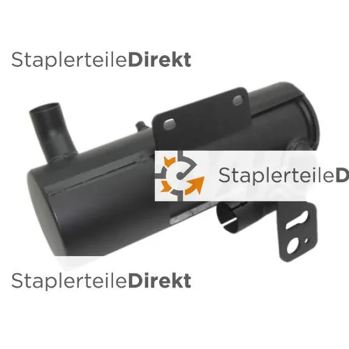 Auspuffrohr / Schalldämpfer für Bobcat - Länge 443 mm