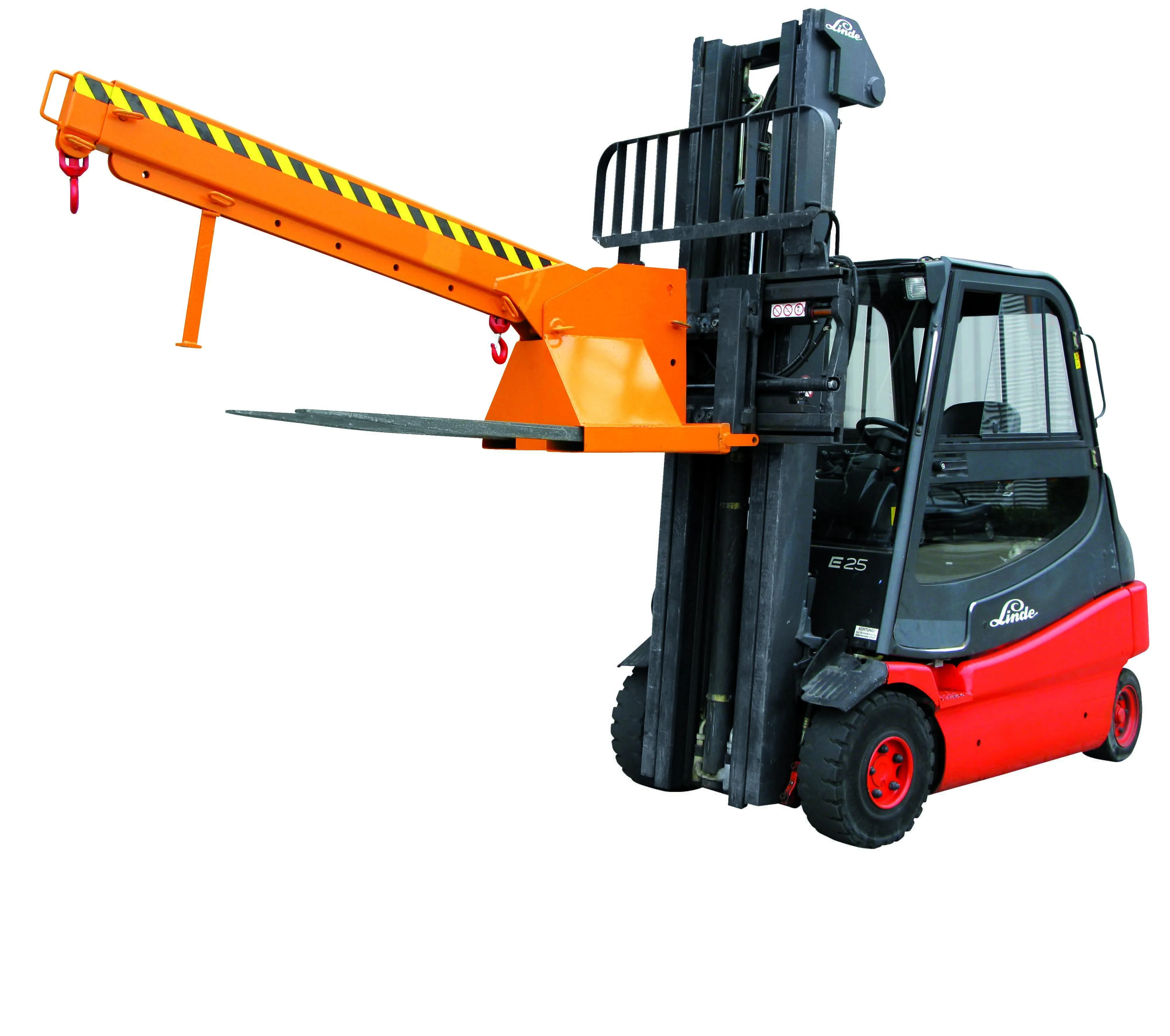 Kranarm teleskopierbar und höhenverstellbar, 5000 kg,  reinorange