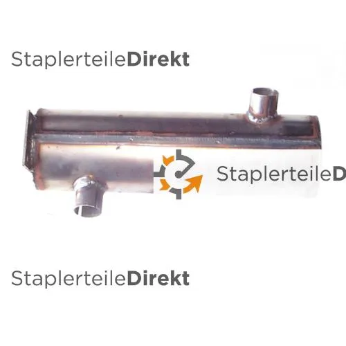 Auspuffrohr / Schalldämpfer für Clark-Samsung - Länge 390 mm