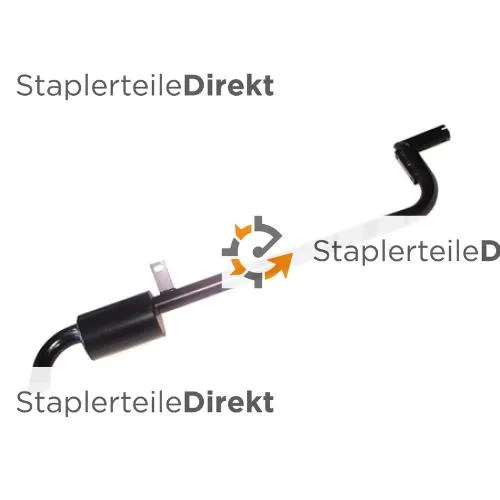 Auspuffrohr / Schalldämpfer für Jungheinrich-Steinbock - Länge 160 mm