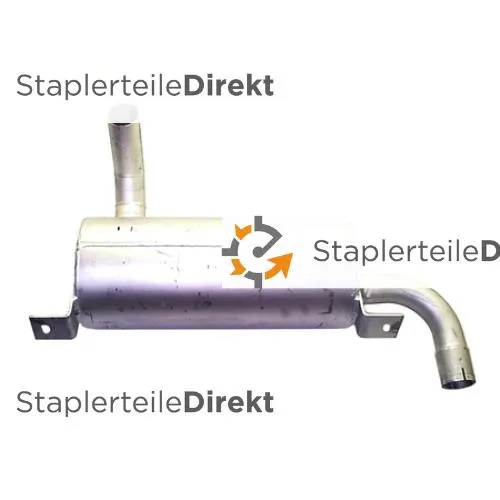 Auspuffrohr / Schalldämpfer für Hyundai - Länge 420 mm
