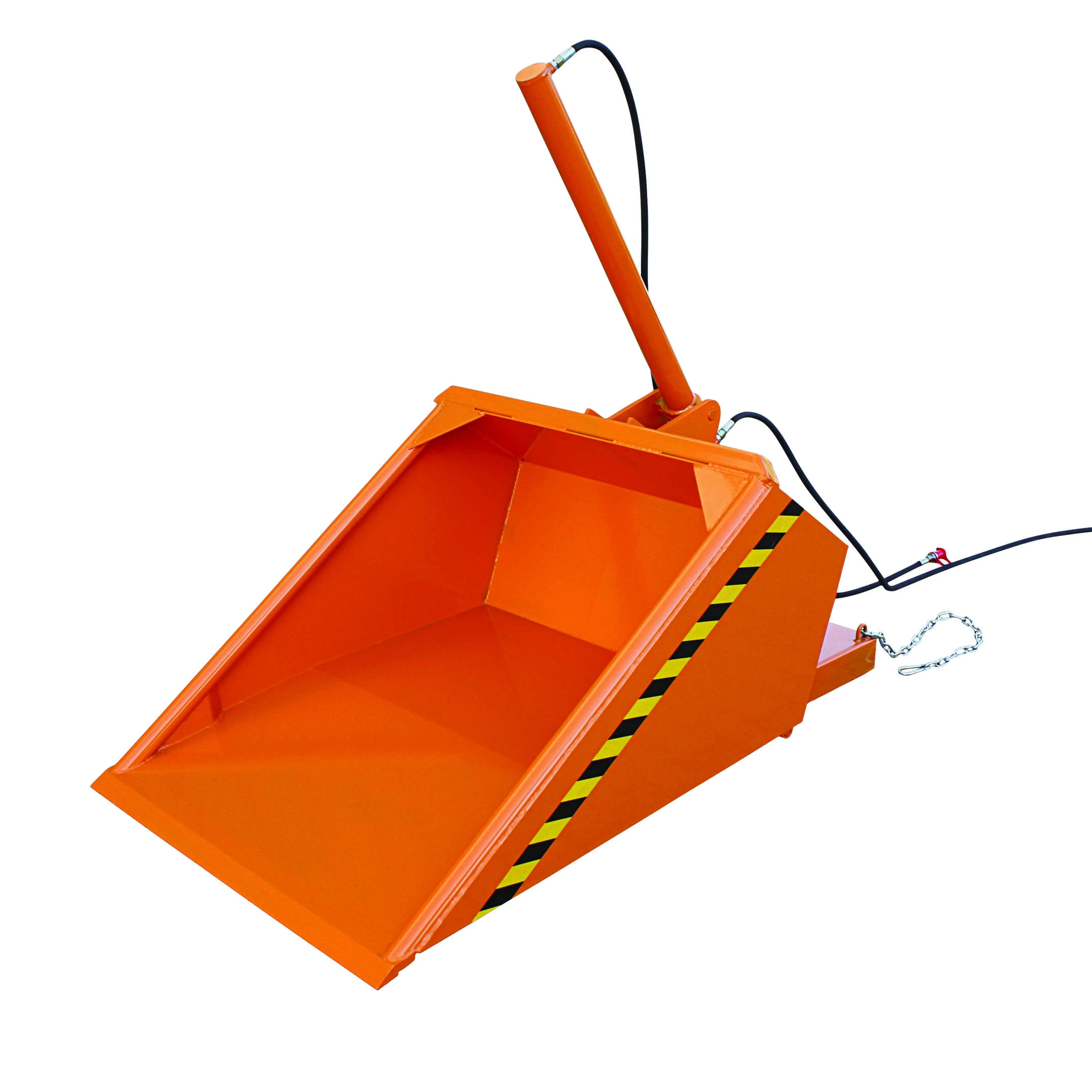 Schaufel mit hydraulischer Kippvorrichtung, 750 kg, 750 Liter, reinorange