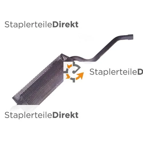 Auspuffrohr / Schalldämpfer für Clark-Samsung - Länge 600 mm