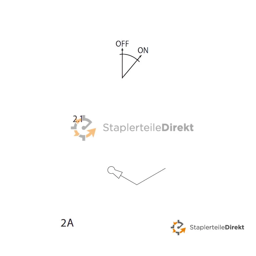 Zündschloss E254 für Steinbock (3 Pin, 2 Stellungen)