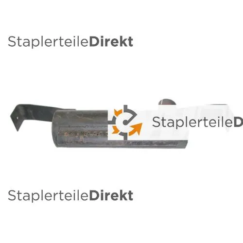Auspuffrohr / Schalldämpfer für Clark-Samsung - Länge 430 mm