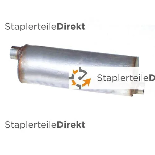 Auspuffrohr / Schalldämpfer für Clark-Samsung - Länge 410 mm
