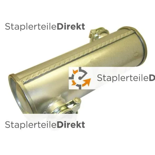 Auspuffrohr / Schalldämpfer für Clark-Samsung - Länge 312 mm