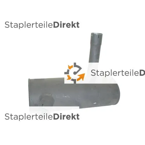 Auspuffrohr / Schalldämpfer für Clark-Samsung - Länge 505 mm