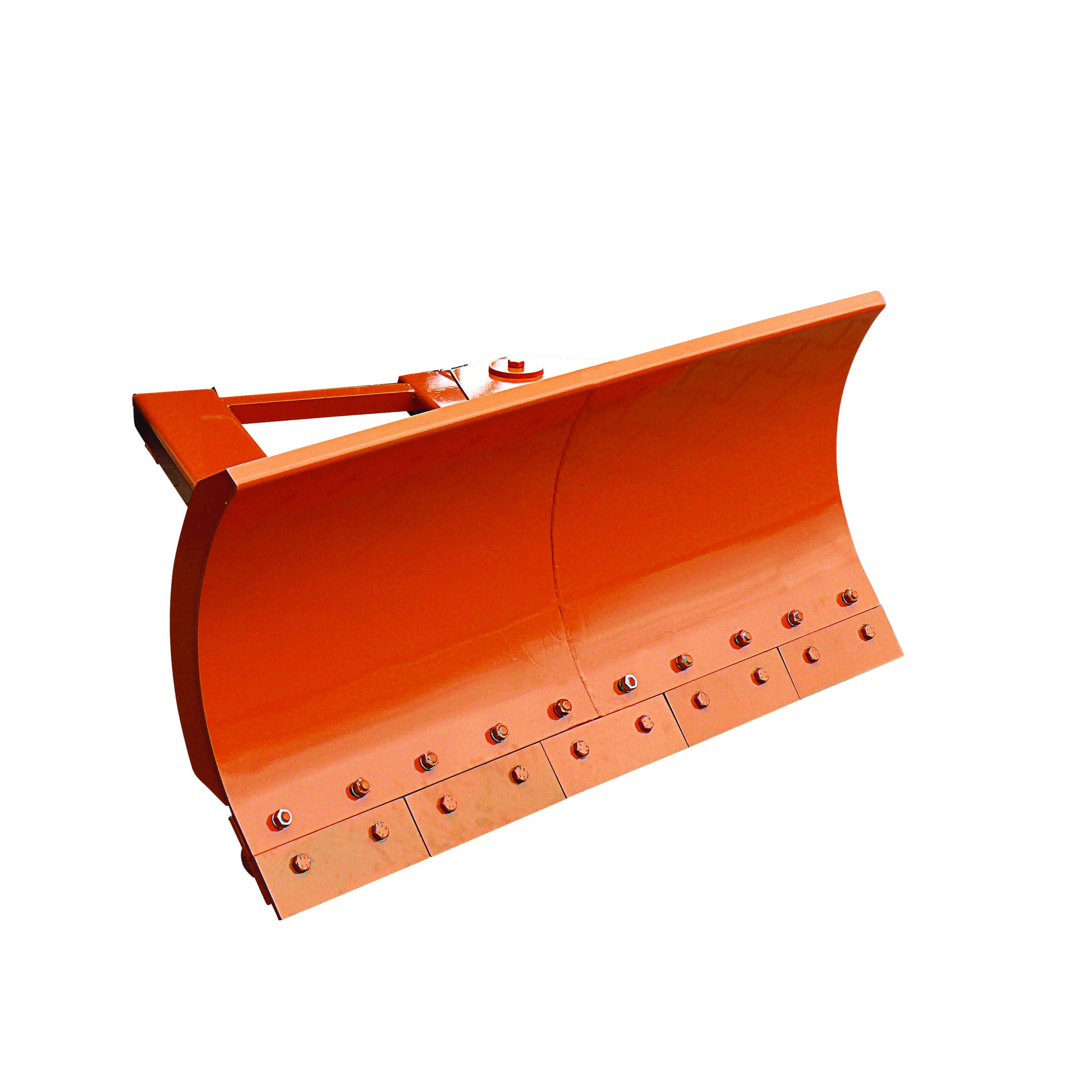 Schneeschieber, Schildbreite 2400 mm,  reinorange, gummi
