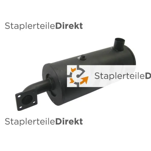 Auspuffrohr / Schalldämpfer für Jlg - Länge 390 mm