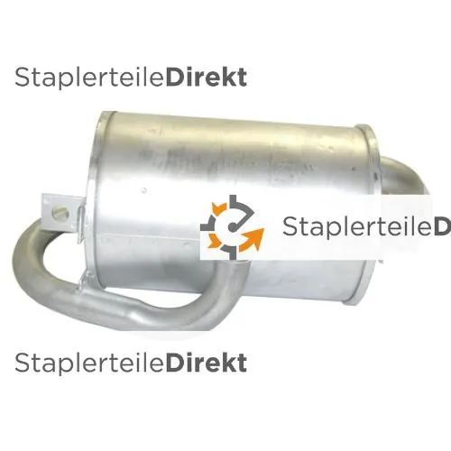 Auspuffrohr / Schalldämpfer für Komatsu - Länge 297 mm