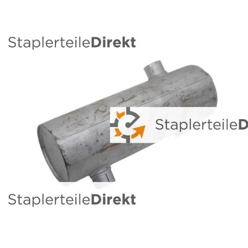Auspuffrohr / Schalldämpfer für Clark-Samsung - Länge 370 mm